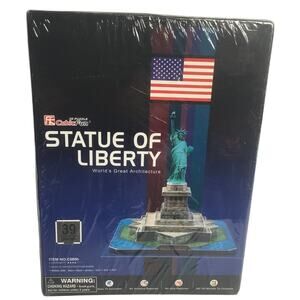 Statue of Liberty 3D Puzzle Cubic Fun 39 Pieces New